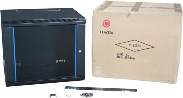 Alt view image 10 of 10 - iStarUSA WM945B 9U 450mm Depth Wallmount Server Cabinet