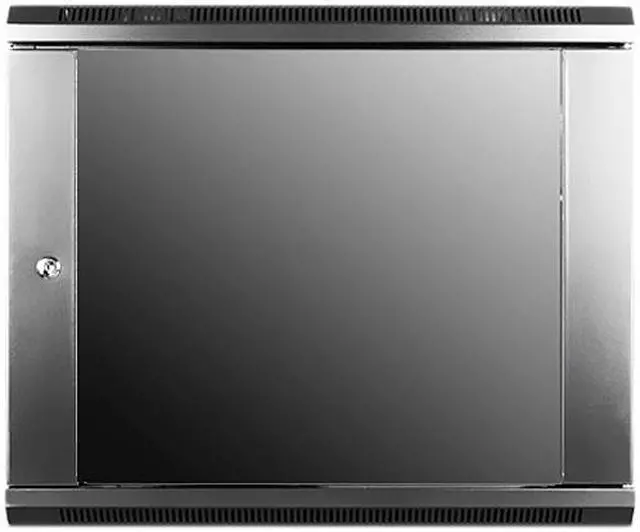 Alt view image 2 of 10 - iStarUSA WM945B 9U 450mm Depth Wallmount Server Cabinet