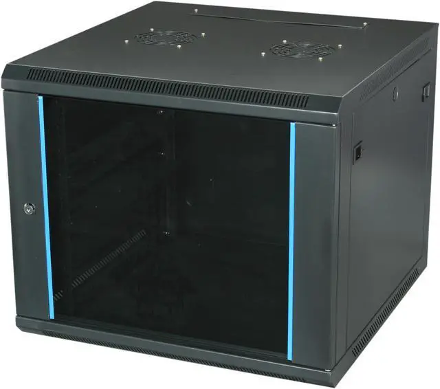 Alt view image 4 of 9 - iStarUSA WM960B 9U 600mm Depth Wallmount Server Cabinet