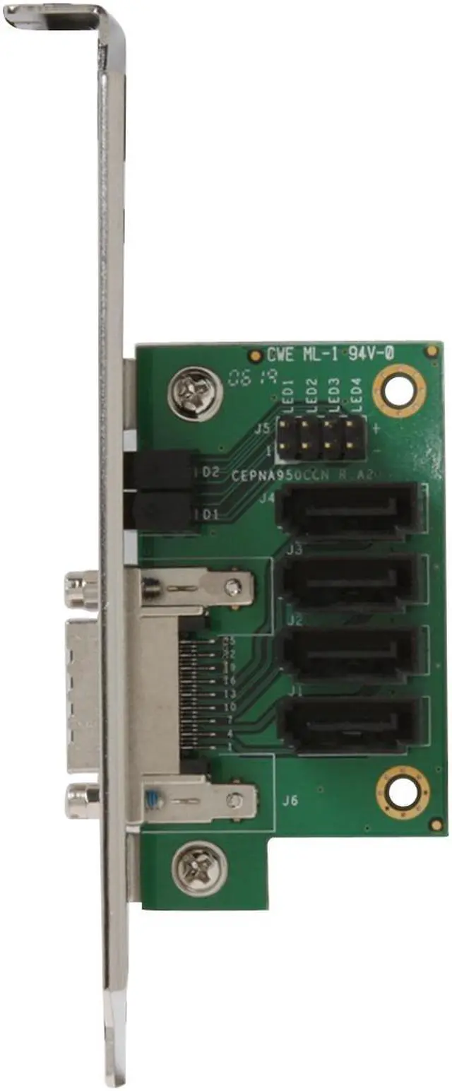 Alt view image 3 of 4 - iStarUSA zAGE-H-4SA70 Multilane x4 to SATA Host Adapter - OEM