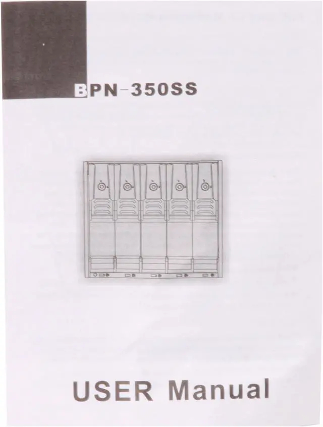 Alt view image 6 of 6 - iStarUSA BPN-350SAS-Black 5 3.5" Drive Bays 3x5.25" to 5x3.5" SATA/SAS Trayless Hot-Swap Backplane RAID Cage - OEM
