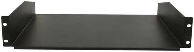 Alt view image 2 of 3 - iStarUSA 2U 16in Universal Rack Mount Cantilever Shelf - Fixed Server Rack Cabinet Shelf - All steel