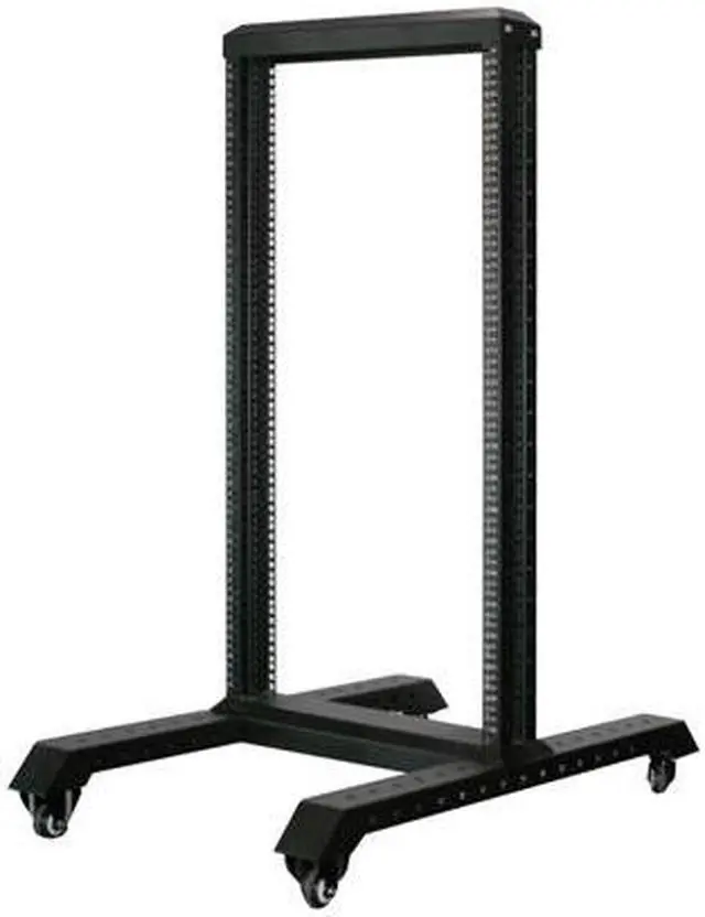 Alt view image 2 of 3 - iStarUSA WO2-22B 22U 2 Post Open Frame Rack - OEM