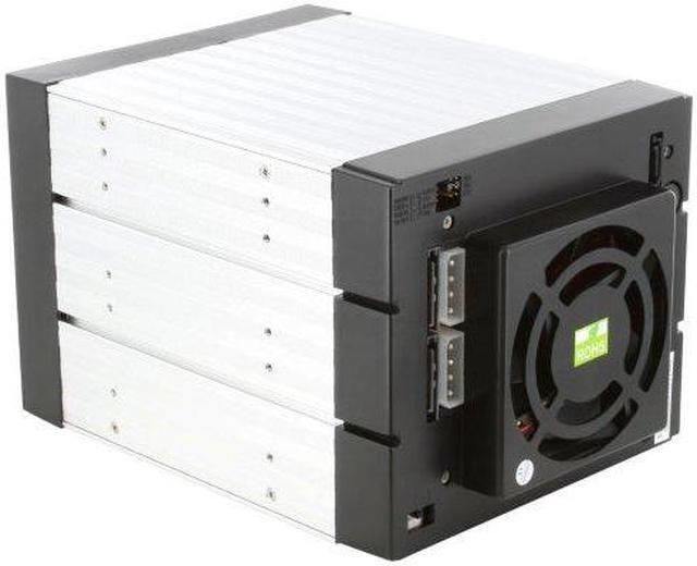 Alt view image 3 of 10 - iStarUSA BPU-340SATA-BLUE 3x5.25" to 4x3.5" SAS/SATA 6.0 Gb/s Hot-Swap Cage - OEM