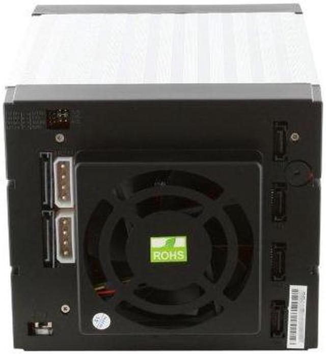 Alt view image 4 of 10 - iStarUSA BPU-340SATA-BLUE 3x5.25" to 4x3.5" SAS/SATA 6.0 Gb/s Hot-Swap Cage - OEM