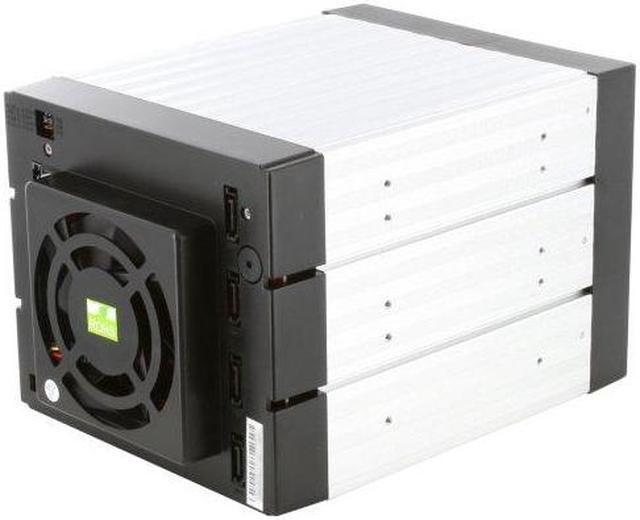 Alt view image 5 of 10 - iStarUSA BPU-340SATA-BLUE 3x5.25" to 4x3.5" SAS/SATA 6.0 Gb/s Hot-Swap Cage - OEM