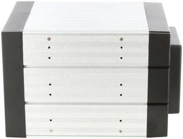 Alt view image 2 of 10 - iStarUSA BPU-340SATA-SILVER 3x5.25" to 4x3.5" SAS/SATA 6.0 Gb/s Hot-Swap Cage - OEM