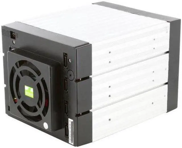 Alt view image 5 of 10 - iStarUSA BPU-340SATA-SILVER 3x5.25" to 4x3.5" SAS/SATA 6.0 Gb/s Hot-Swap Cage - OEM