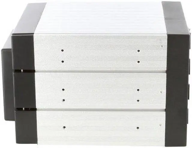 Alt view image 6 of 10 - iStarUSA BPU-340SATA-SILVER 3x5.25" to 4x3.5" SAS/SATA 6.0 Gb/s Hot-Swap Cage - OEM