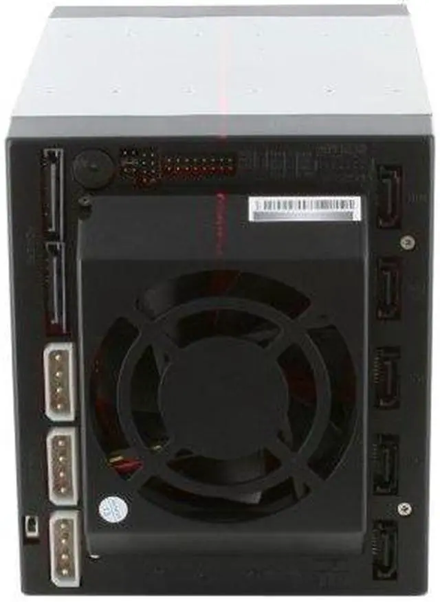 Alt view image 4 of 10 - iStarUSA BPU-350SATA-BLUE 3x5.25" to 5x3.5" SAS/SATA 6.0 Gb/s Hot-Swap Cage - OEM