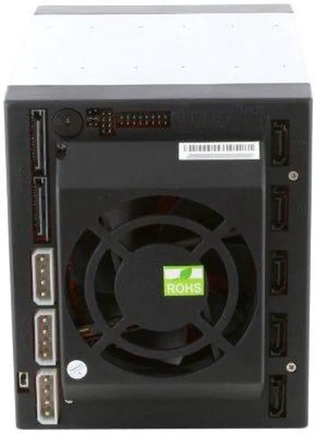 Alt view image 3 of 10 - iStarUSA BPU-350SATA-RED 3x5.25" to 5x3.5" SAS/SATA 6.0 Gb/s Hot-Swap Cage - OEM