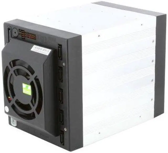 Alt view image 4 of 10 - iStarUSA BPU-350SATA-RED 3x5.25" to 5x3.5" SAS/SATA 6.0 Gb/s Hot-Swap Cage - OEM