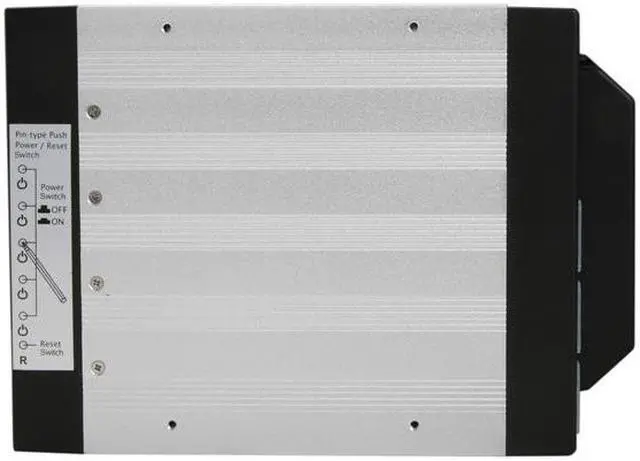 Alt view image 3 of 6 - iStarUSA BPU-350SATA-BLACK 3x5.25" to 5x3.5" SAS/SATA 6.0 Gb/s Hot-Swap Cage - Black Tray