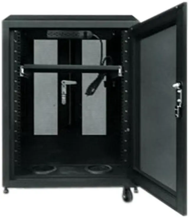 Alt view image 4 of 7 - iStarUSA WN1510 15U 1000mm Depth Rack-mount Server Cabinet - OEM