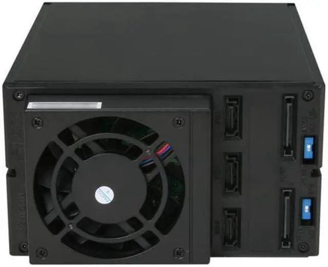 Alt view image 4 of 6 - iStarUSA BPN-DE230SS-SILVER 2x5.25" to 3x3.5" SAS/SATA 6.0 Gb/s Trayless Hot-Swap Cage - OEM