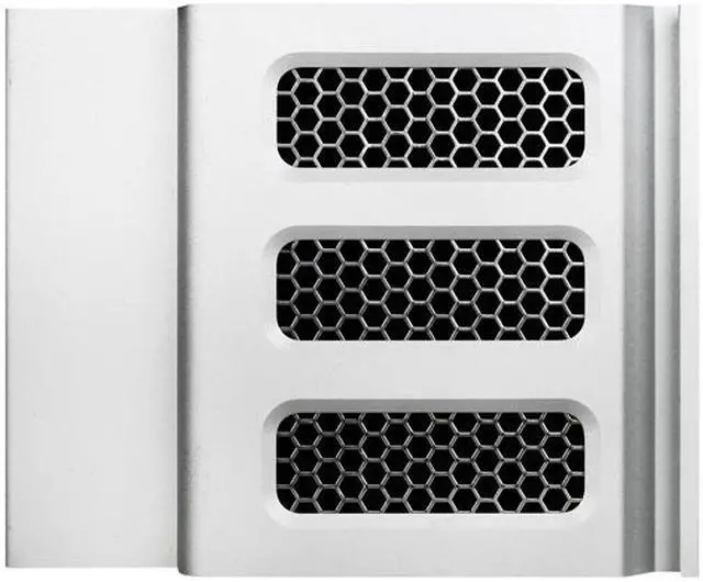 Alt view image 2 of 2 - iStarUSA DD-400-SE-SILVER Stylish SE Aluminum 4U Bezel for iStarUSA D-400 Series Chassis