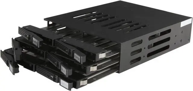 Alt view image 5 of 6 - iStarUSA BPU-126-SA-SAGE25P 1 x 5.25" to 6 x 2.5" SATA 6.0 Gb/s Hot-Swap Cage w/ 6 - 2.5in silicon hard drive sleeves