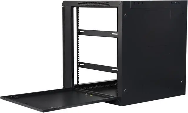 Alt view image 7 of 8 - iStarUSA WM1260B 12U 600mm Depth Wallmount Server Cabinet