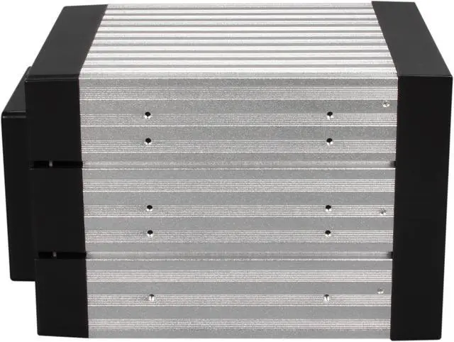 Alt view image 3 of 7 - iStarUSA BPU-340SATA-BLACK 3x5.25" to 4x3.5" SAS/SATA 6.0Gb/s Hot-Swap Cage - Black Tray