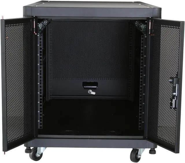 Alt view image 3 of 6 - iStarUSA WSE-1010 10U 1000mm Depth Stylish Rackmount Cabinet