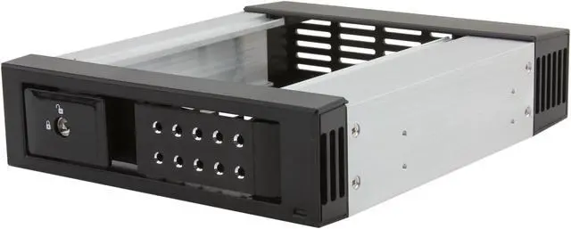 Main image of iStarUSA BPN-DE110SS-BLACK Trayless 5.25" to 3.5" SATA SAS 6 Gbps HDD Hot-swap Rack