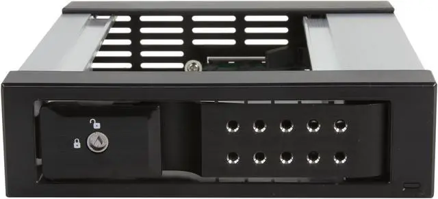 Alt view image 2 of 11 - iStarUSA BPN-DE110SS-BLACK Trayless 5.25" to 3.5" SATA SAS 6 Gbps HDD Hot-swap Rack