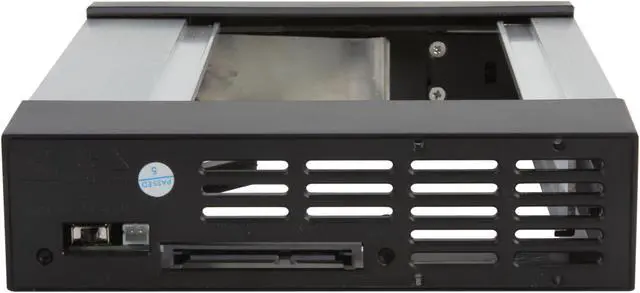 Alt view image 4 of 11 - iStarUSA BPN-DE110SS-BLACK Trayless 5.25" to 3.5" SATA SAS 6 Gbps HDD Hot-swap Rack