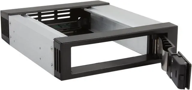 Alt view image 5 of 11 - iStarUSA BPN-DE110SS-BLACK Trayless 5.25" to 3.5" SATA SAS 6 Gbps HDD Hot-swap Rack