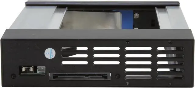 Alt view image 4 of 6 - iStarUSA BPN-DE110SS-BLUE Trayless 5.25" to 3.5" SATA SAS 6 Gbps HDD Hot-swap Rack