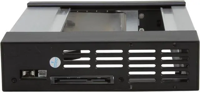 Alt view image 4 of 6 - iStarUSA BPN-DE110SS-SILVER Trayless 5.25" to 3.5" SATA SAS 6 Gbps HDD Hot-swap Rack