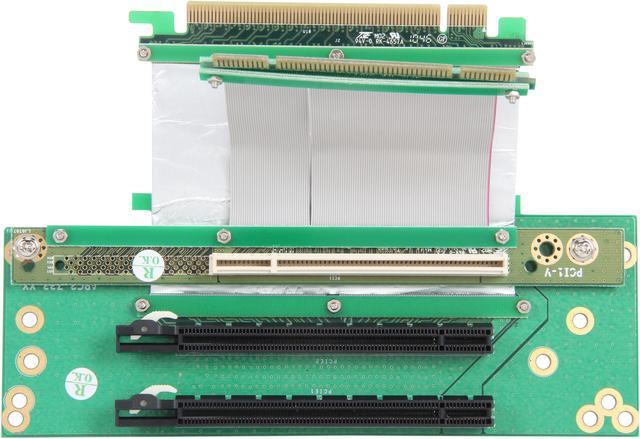 iStarUSA DD-643661 2 PCIe x16 and 1 PCI Riser Card