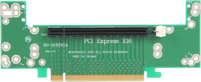 Alt view image 2 of 4 - iStarUSA DD-666-2U-M 2U PCIe x16 to PCIe x16 Riser Card Middle Position