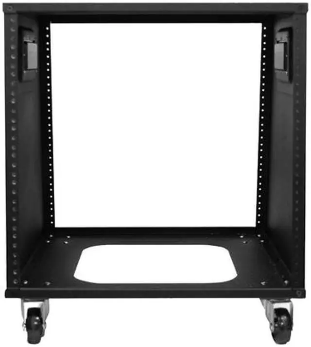 Alt view image 2 of 3 - iStarUSA WZ-1050 10U 500mm Depth Sloping Media Rack