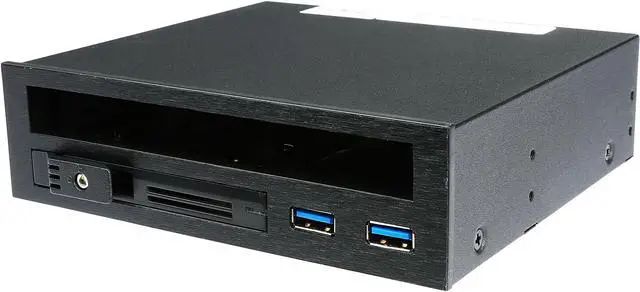Main image of iStarUSA T-5K25TU-SA 5.25" to Slim ODD and 2.5" SATA 6Gb/s Trayless Hot-Swap Cage with USB 3.0