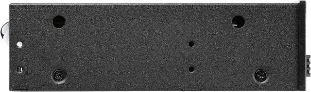 Alt view image 3 of 7 - iStarUSA T-5K25TU-SA 5.25" to Slim ODD and 2.5" SATA 6Gb/s Trayless Hot-Swap Cage with USB 3.0