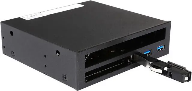 Alt view image 6 of 7 - iStarUSA T-5K25TU-SA 5.25" to Slim ODD and 2.5" SATA 6Gb/s Trayless Hot-Swap Cage with USB 3.0