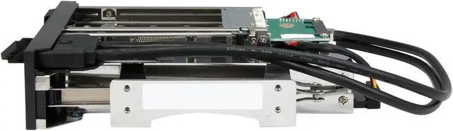 Alt view image 5 of 9 - iStarUSA T-5K3525U-SA 5.25" to 2.5" and 3.5" SATA 6Gb/s Trayless Hot-Swap Cage with USB 3.0