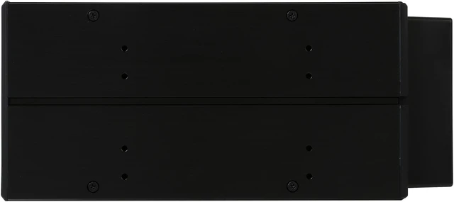 Alt view image 5 of 7 - iStarUSA BPN-DE230SS-WB 2x5.25" to 3x3.5" SAS/SATA 6.0 Gb/s Trayless Hot-Swap Cage with Wood Look Bezel