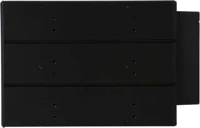 Alt view image 6 of 7 - iStarUSA BPN-DE340SS-WB 3x5.25" to 4x3.5" SAS/SATA 6.0 Gb/s Trayless Hot-Swap Cage with Wood Look Bezel