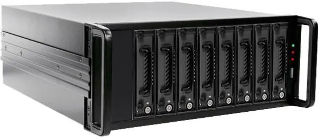 Main image of RAIDAGE DAGE408U40TG5-ES 8 x 3.5" Drive Bays 4U SAS/SATA 6.0 Gb/s eSATA Hotswap Enclosure