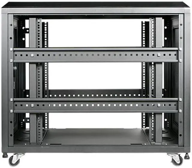 Alt view image 3 of 7 - iStarUSA WX-1510 15U 4-Post 1000mm Open Frame Rack