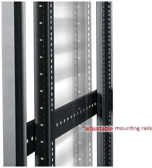 Alt view image 5 of 6 - iStarUSA WX-2210 22U 4-Post 1000mm Open Frame Rack