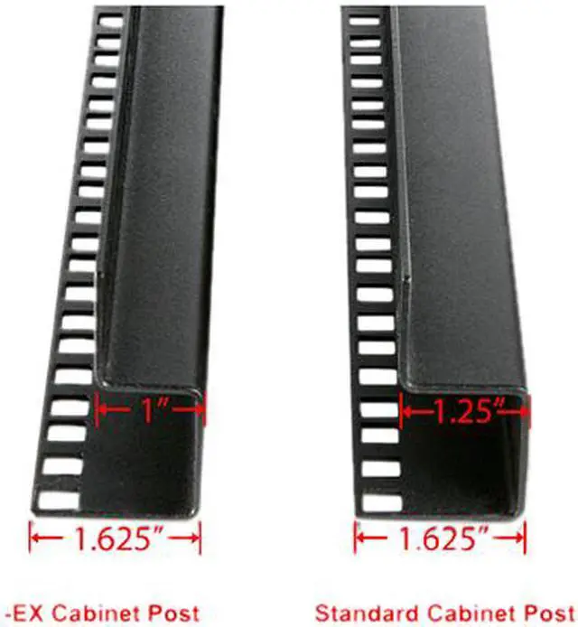 Alt view image 6 of 6 - iStarUSA WX-2210 22U 4-Post 1000mm Open Frame Rack