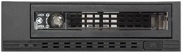 Alt view image 2 of 6 - iStarUSA T-7M1-SATA-KL 5.25" to 3.5" 2.5" SATA SAS 6 Gbps HDD SSD Hot-swap Rack with Key Lock