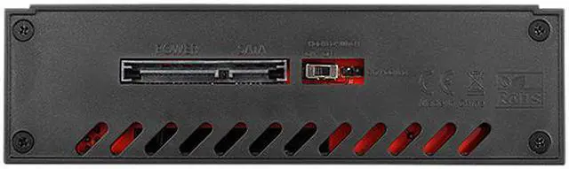Alt view image 3 of 6 - iStarUSA T-7M1-SATA-KL 5.25" to 3.5" 2.5" SATA SAS 6 Gbps HDD SSD Hot-swap Rack with Key Lock