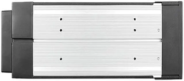 Alt view image 4 of 6 - iStarUSA BPU-230SATA-KL 2x 5.25" to 3x 3.5" 2.5" SAS SATA 6 Gbps HDD SSD Hot-swap Rack with Key Lock