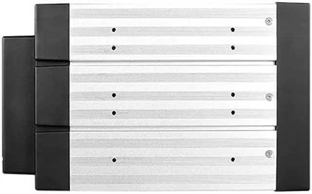 Alt view image 4 of 6 - iStarUSA BPU-340SATA-KL 3x 5.25" to 4x 3.5" 2.5" SAS SATA 6 Gbps HDD SSD Hot-swap Rack with Key Lock
