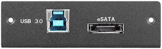 Alt view image 2 of 3 - iStarUSA ZAGE-D-ESAU3 5x SATA Drives to eSATA and USB3.0 Adapter