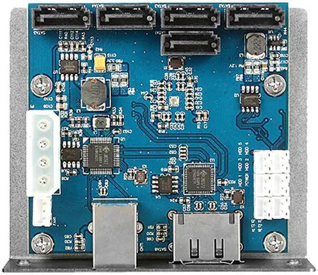 Alt view image 3 of 3 - iStarUSA ZAGE-D-ESAU3 5x SATA Drives to eSATA and USB3.0 Adapter