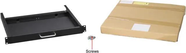 Alt view image 6 of 6 - iStarUSA WA-KBR-1U 1U Compact Sliding Keyboard Tools Drawer